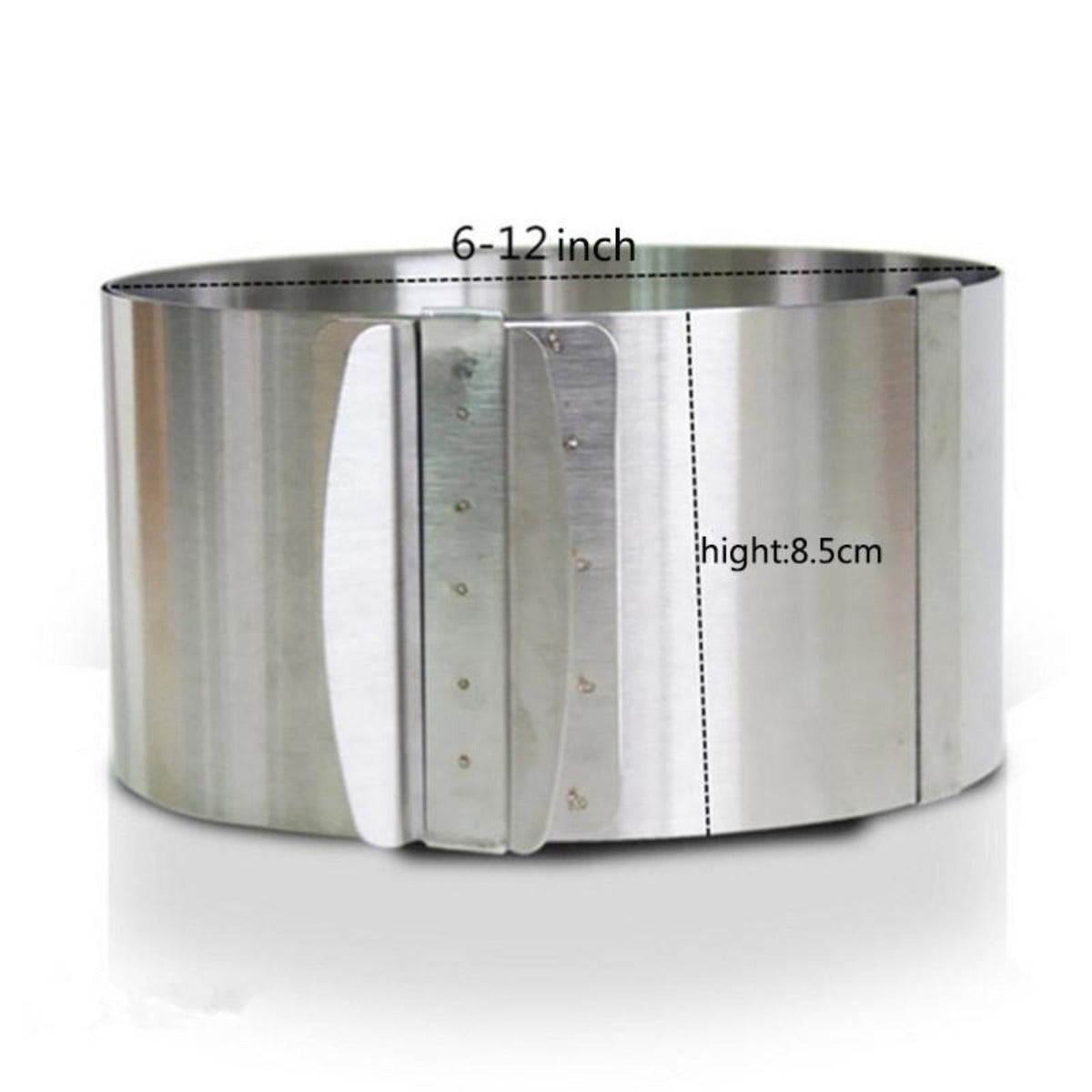 Adjustable Mold for Round Stainless Steel Cake Shape