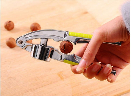 2-Piece Set of Versatile Food, Nut, and Garlic Stainless Steel Crackers