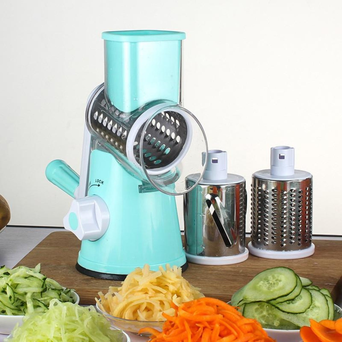 Stainless Steel Manual Vegetable Grater and Slicer