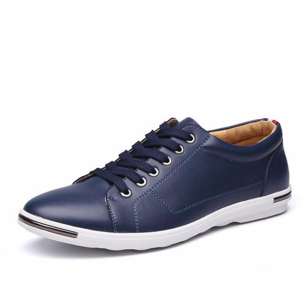 Casual Lace-Up Shoes for Men's Street Style