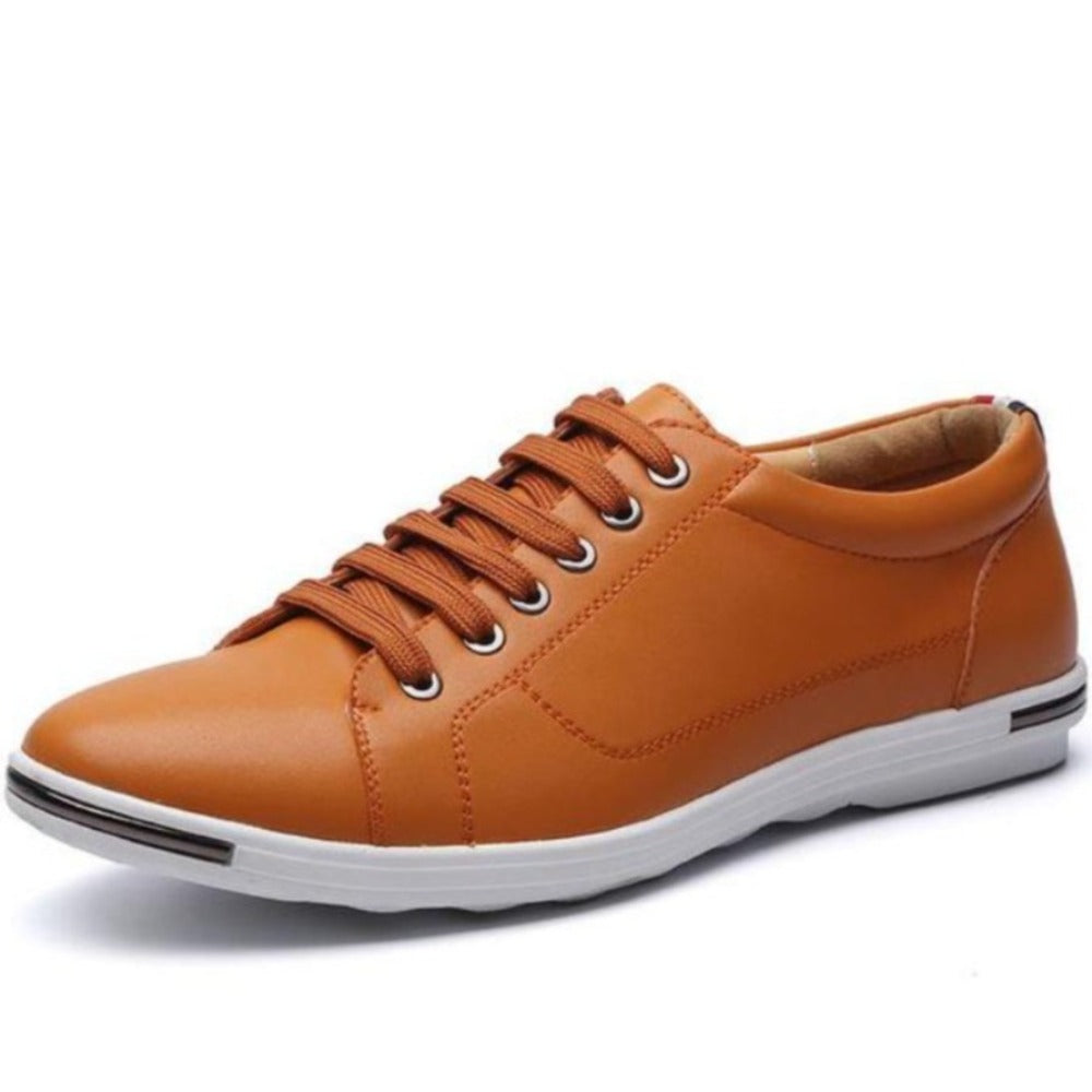 Casual Lace-Up Shoes for Men's Street Style