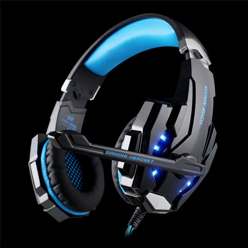 LED Gaming Headset with Microphone for Ninja Warriors - Model G9300