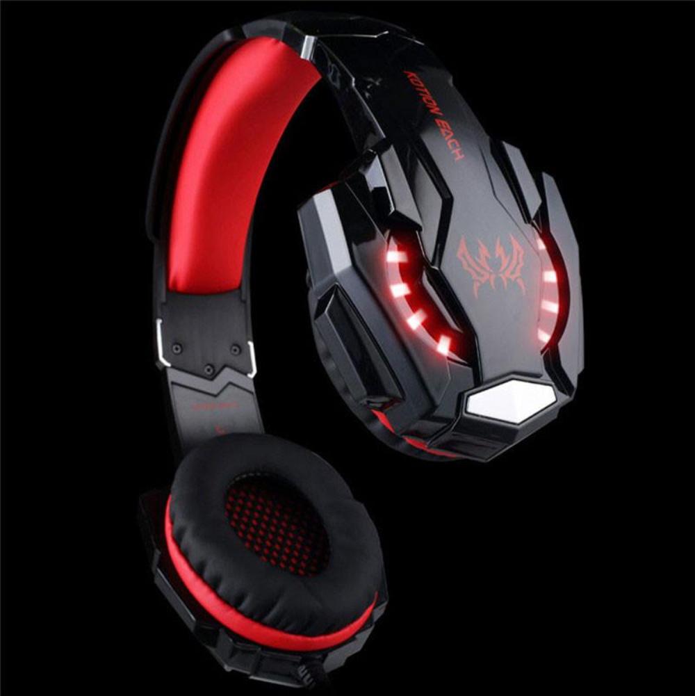 LED Gaming Headset with Microphone for Ninja Warriors - Model G9300