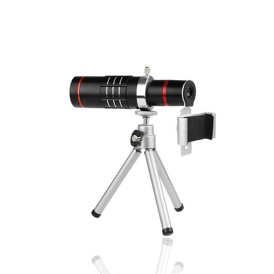 18X Zoom Smartphone Camera Lens with Tripod Clip For iPhones, Samsungs, Pixels, LG, and Oneplus