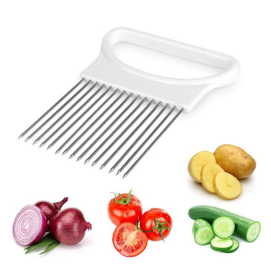 4-Piece Stainless Steel Vegetable Cutter Stand