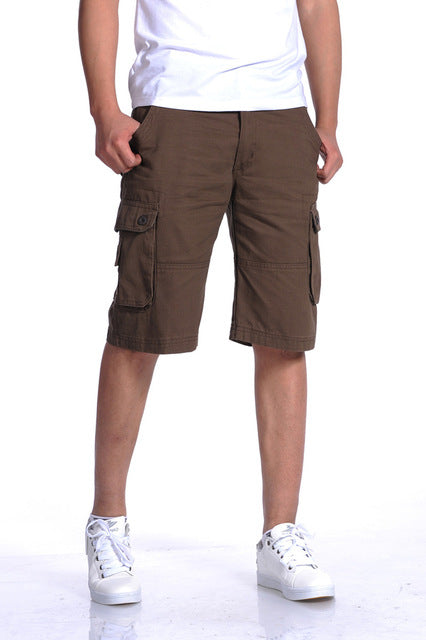 Casual Shorts with Multiple Pockets for Men
