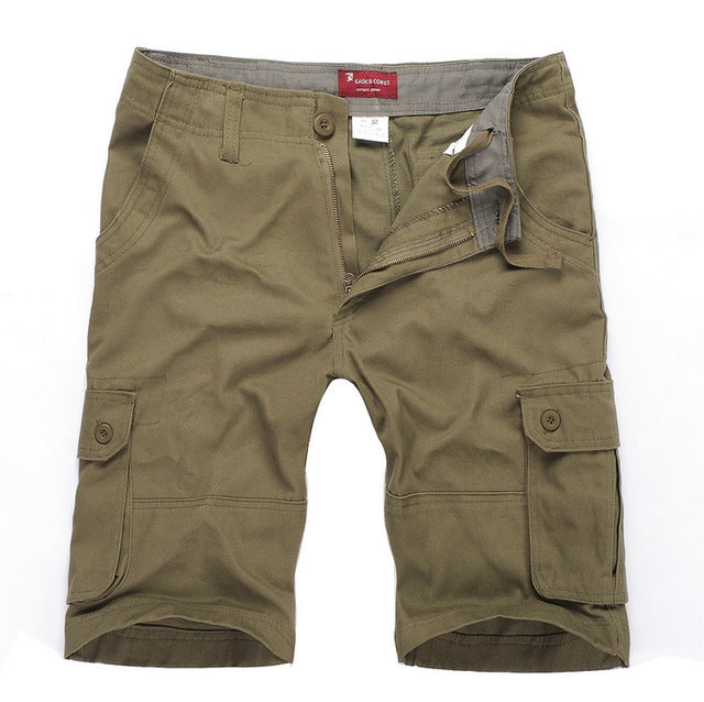 Casual Shorts with Multiple Pockets for Men