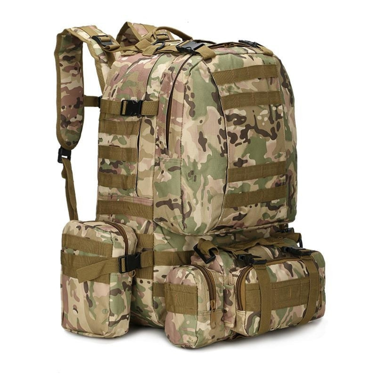 Outdoor Military Backpack - 50L, Resistant to Water