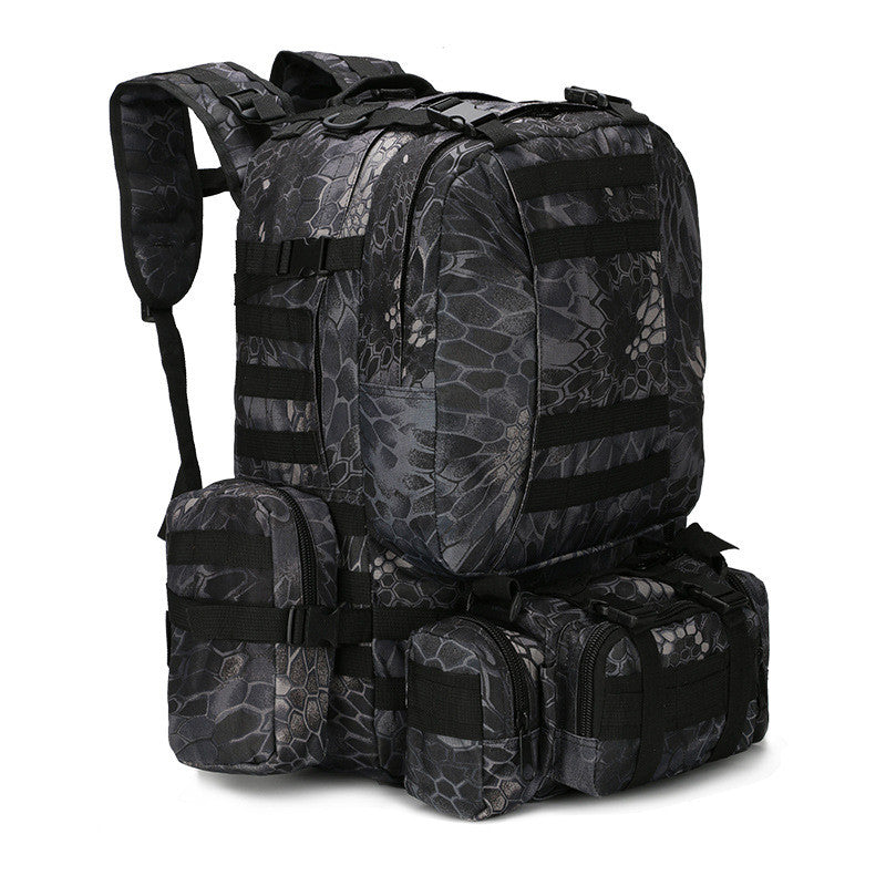 Outdoor Military Backpack - 50L, Resistant to Water