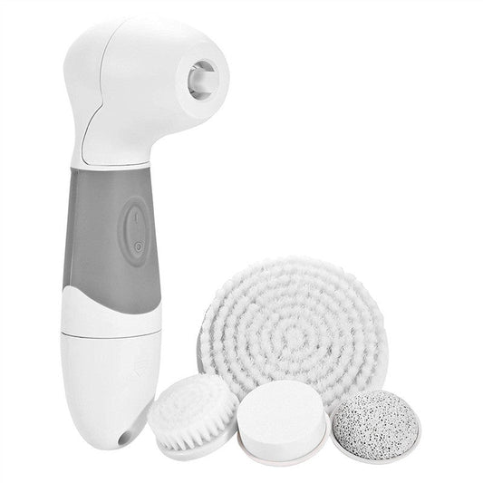 Water-Resistant 4-in-1 Portable Versatile Facial Brush Cleanser and Blackhead Extractor