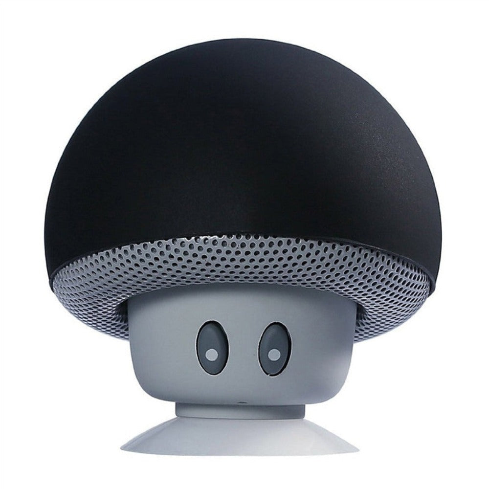 Suction Cup Mushroom Bluetooth Speakers with Wireless Portability and Integrated Microphone