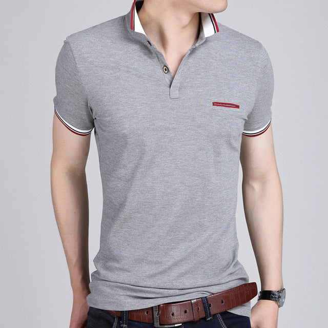Casual Polo Shirt for Men - Short Sleeve Summer Style