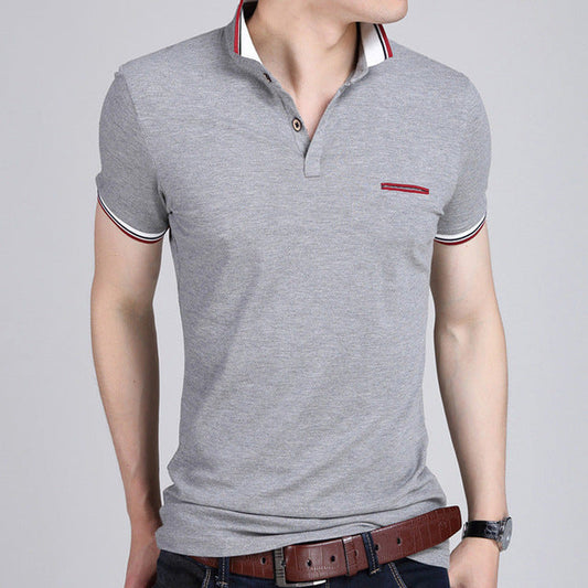 Casual Polo Shirt for Men - Short Sleeve Summer Style