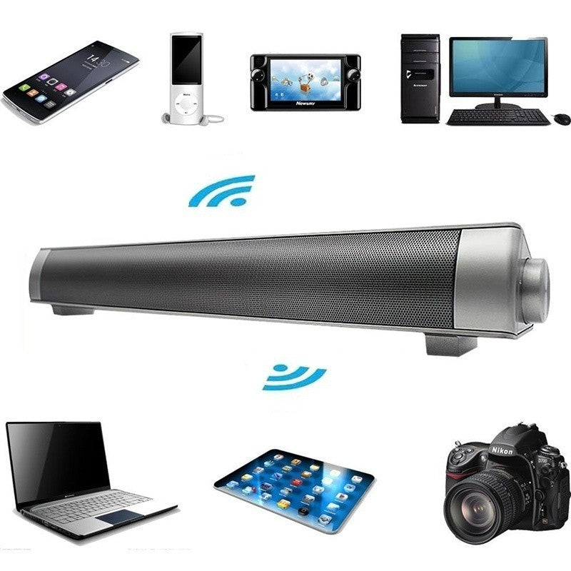 Bluetooth Speaker with Wireless Subwoofer for Stereo Sound