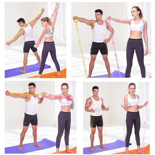 Yoga Band with Silicone Resistance