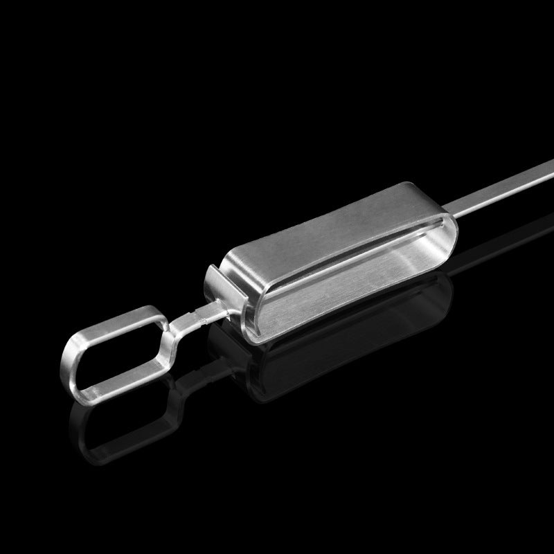 Stainless Steel Skewers for Grilling - Set of 6 Pieces