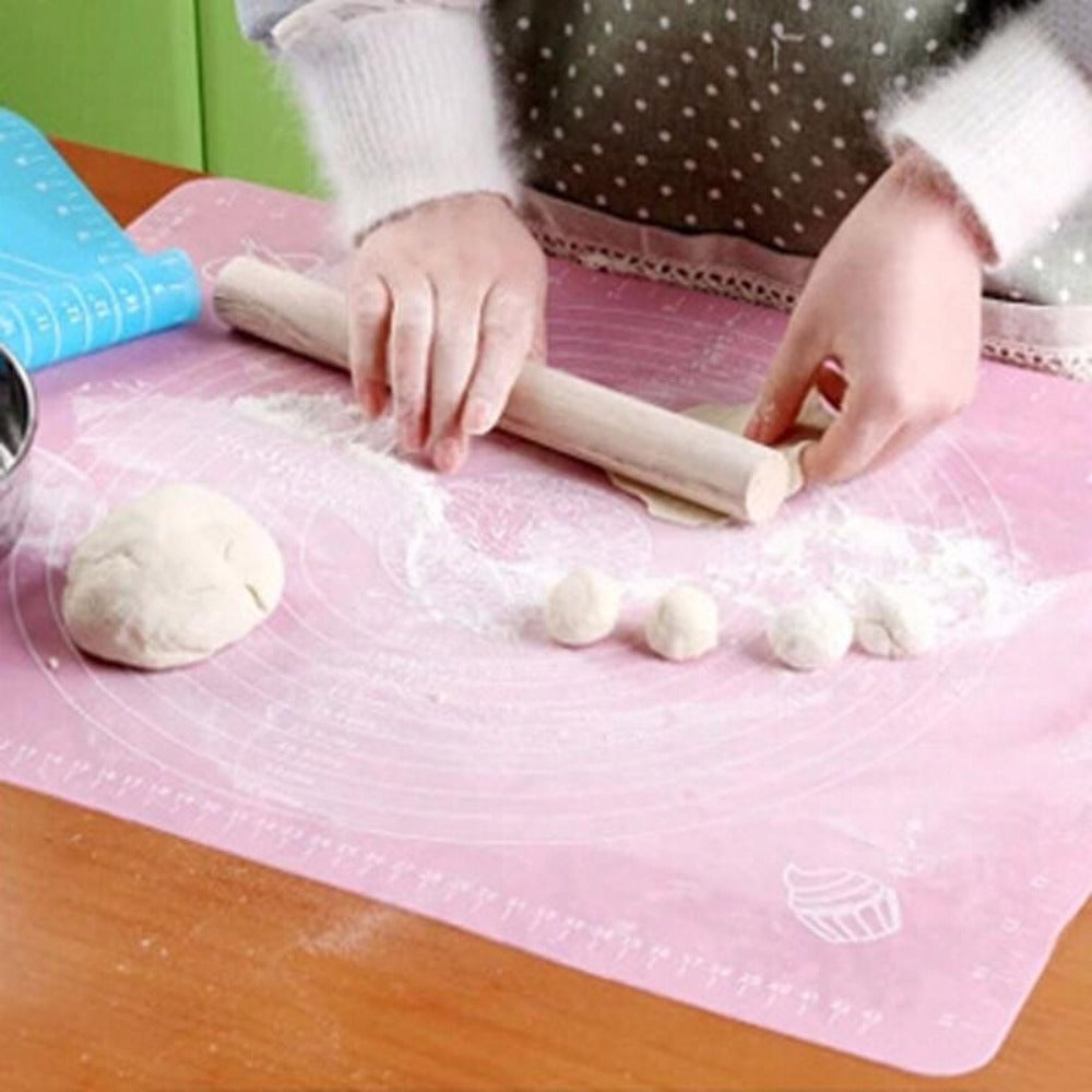 Non-Stick Baking Tools Set with Scale - 4 Piece Silicone Mat