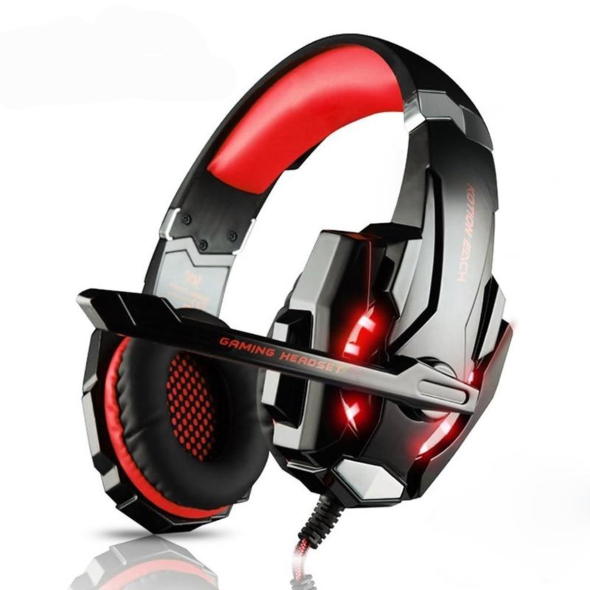 LED Gaming Headset with Microphone for Ninja Warriors - Model G9300