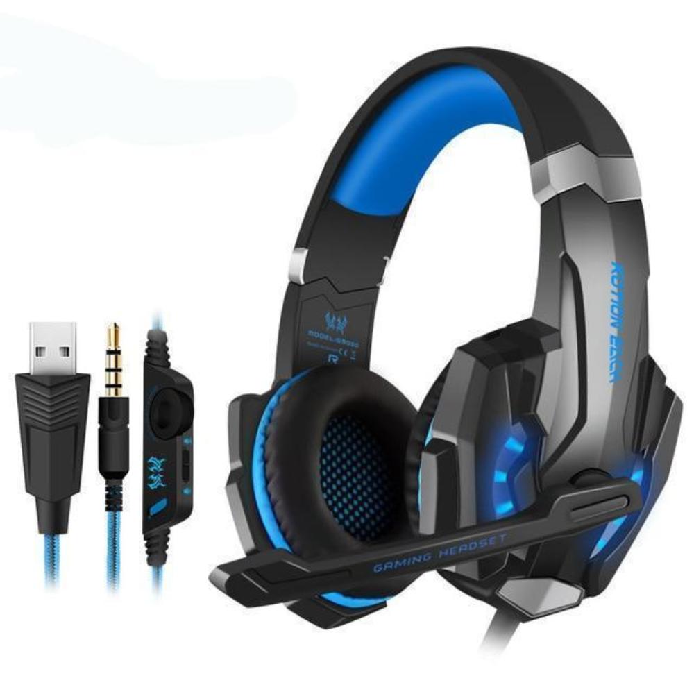 LED Gaming Headset with Microphone for Ninja Warriors - Model G9300