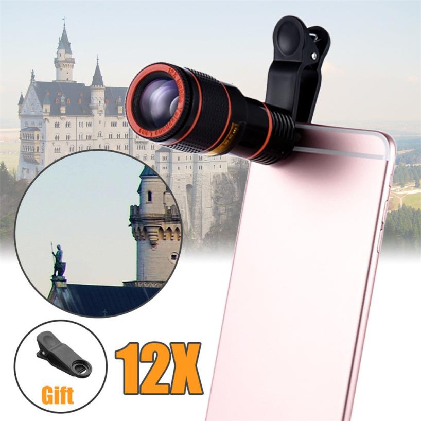 12x Optical Zoom Ultra HD Telescope Lens for Mobile Phones