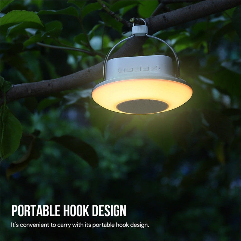 LED Bluetooth Speaker with Touch Control for Camping