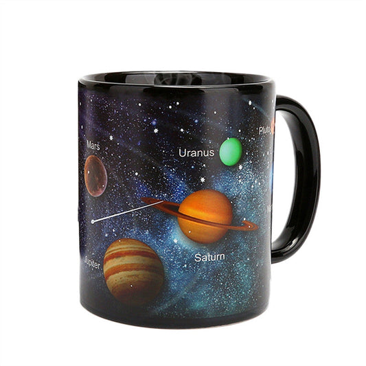 Color Changing Ceramic Mug with a Celestial Twist
