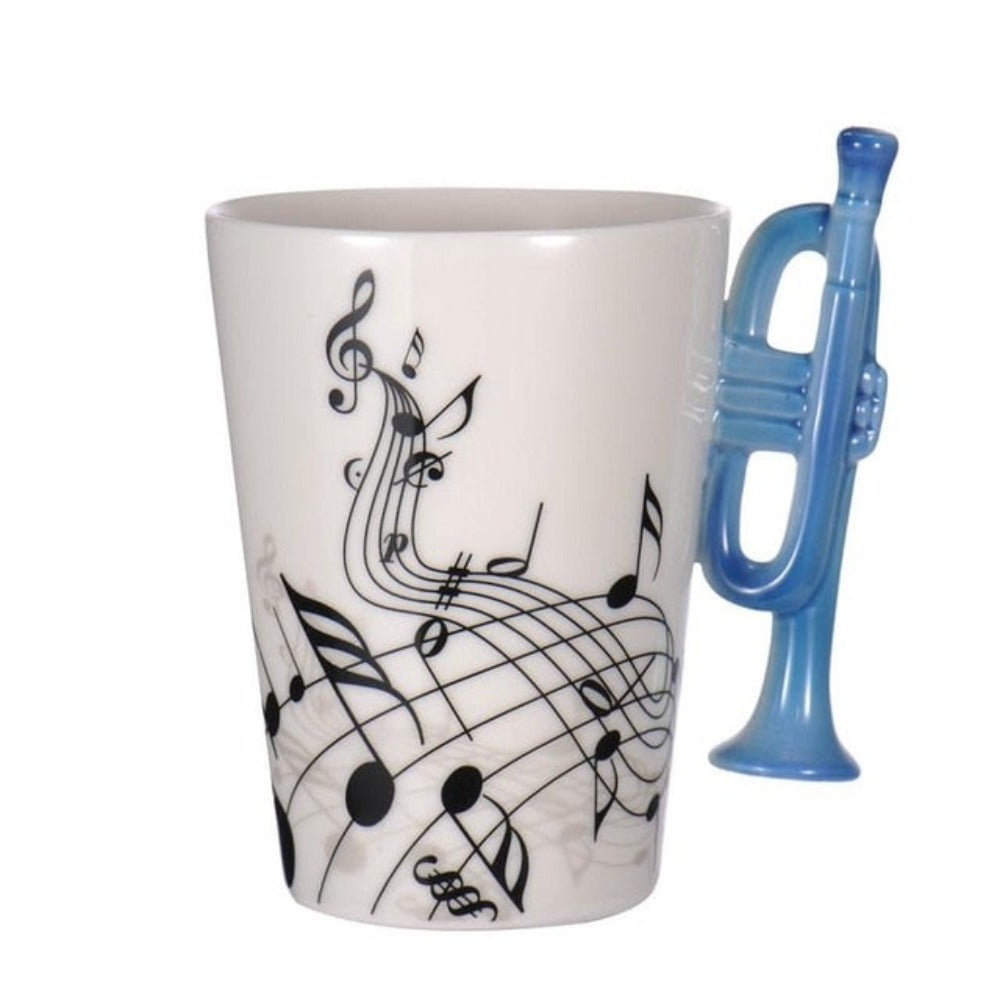 Musical Creativity Mug: Embrace the Harmony of Instruments and Notes