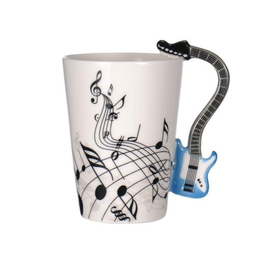 Musical Creativity Mug: Embrace the Harmony of Instruments and Notes