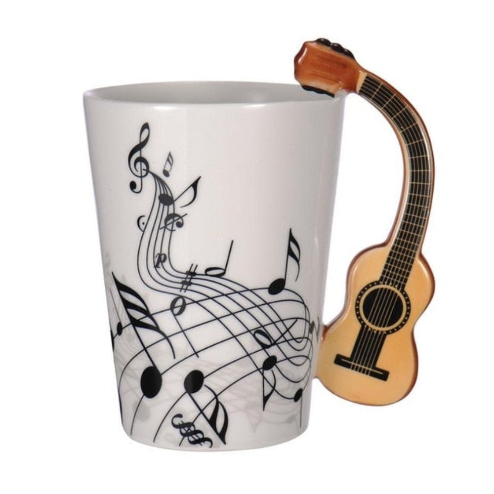 Musical Creativity Mug: Embrace the Harmony of Instruments and Notes