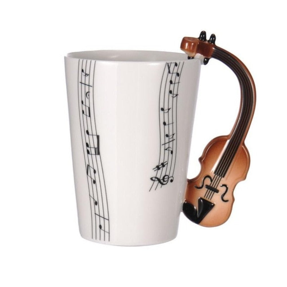 Musical Creativity Mug: Embrace the Harmony of Instruments and Notes