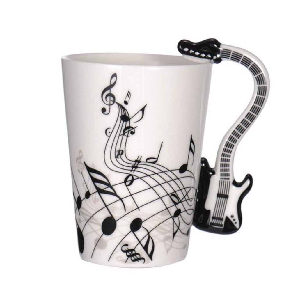 Musical Creativity Mug: Embrace the Harmony of Instruments and Notes