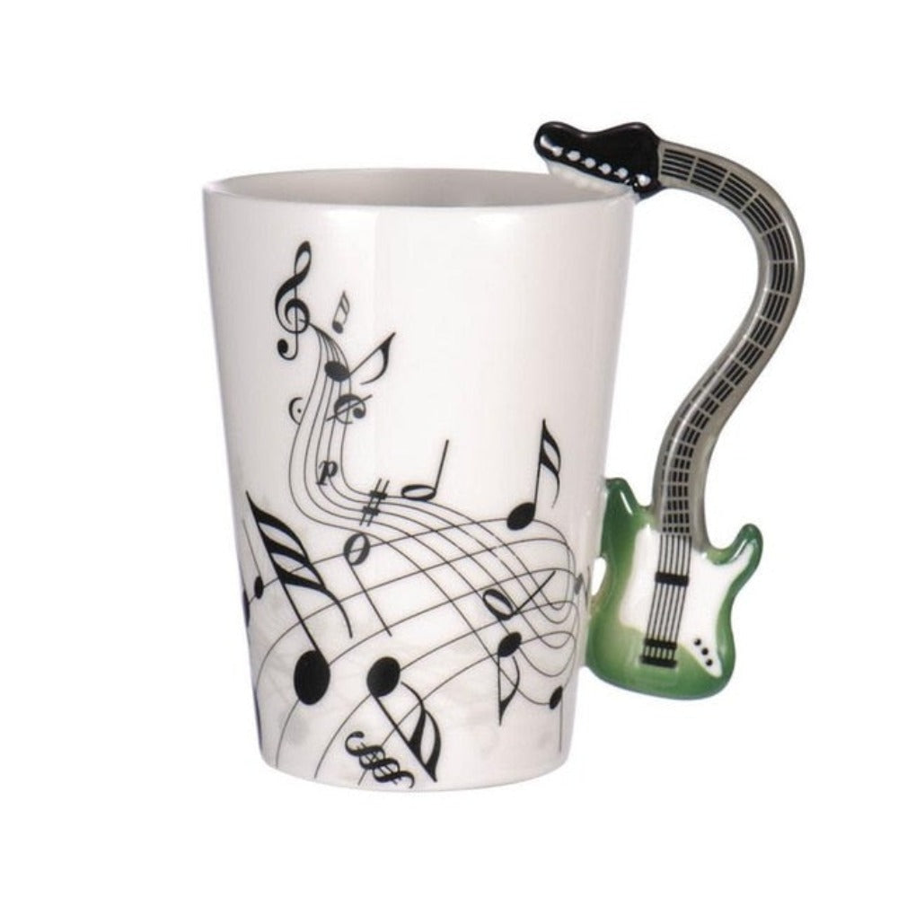 Musical Creativity Mug: Embrace the Harmony of Instruments and Notes