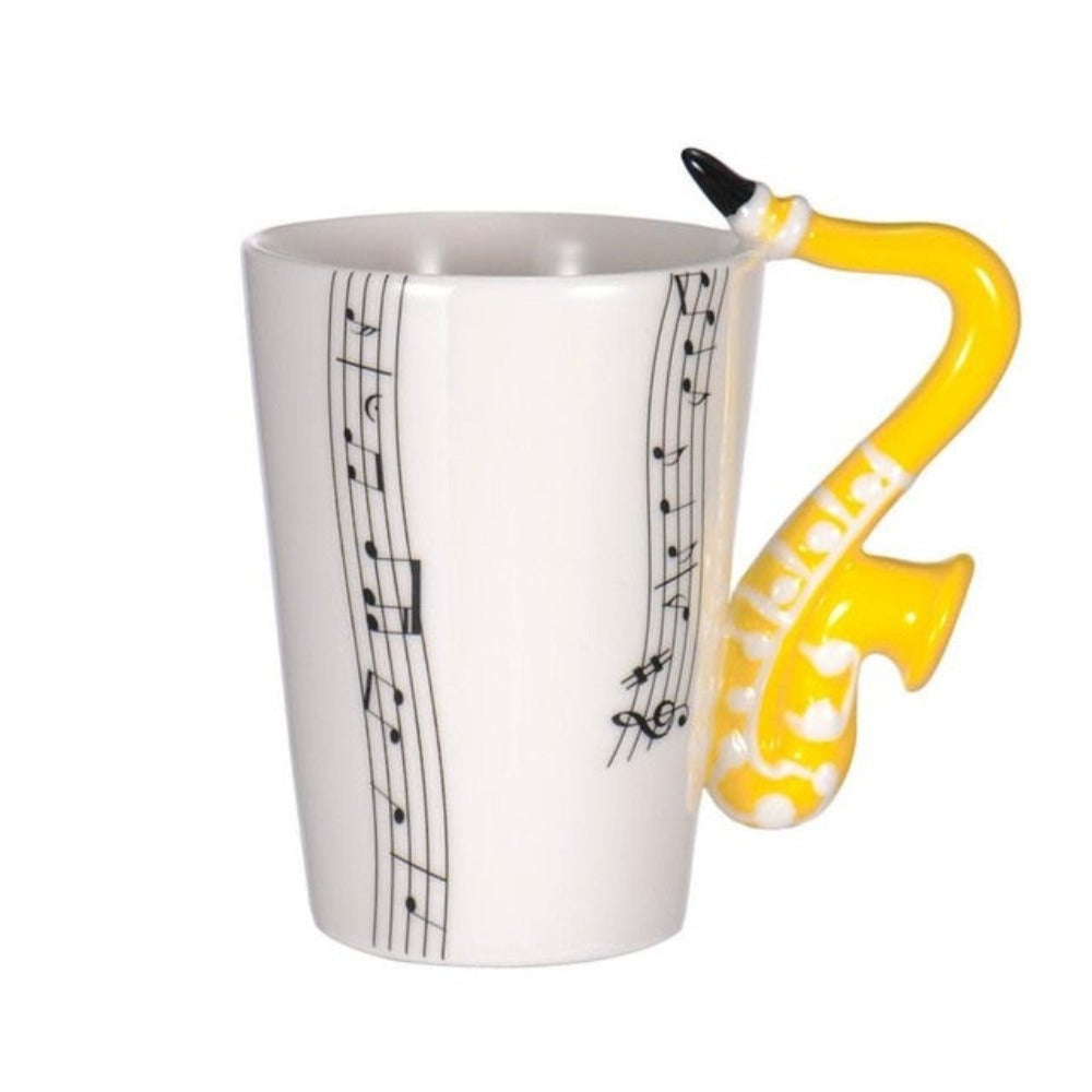 Musical Creativity Mug: Embrace the Harmony of Instruments and Notes