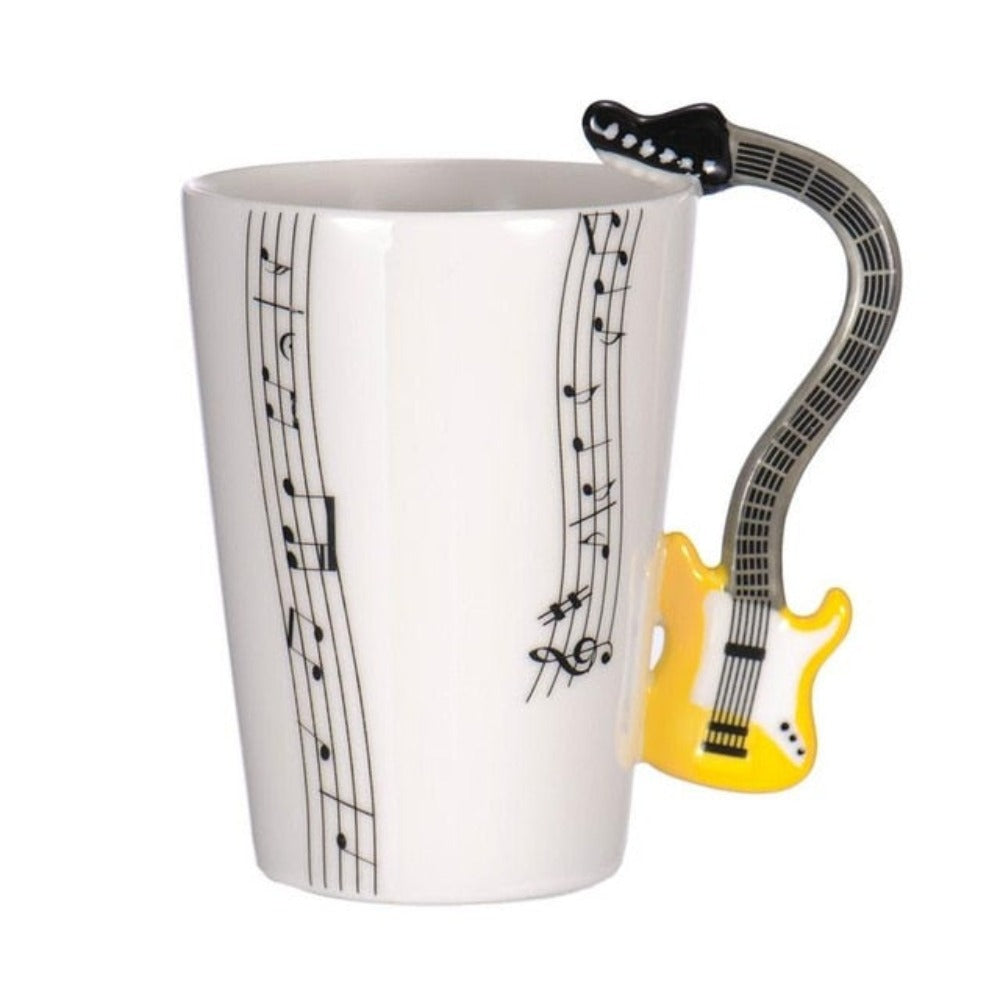 Musical Creativity Mug: Embrace the Harmony of Instruments and Notes