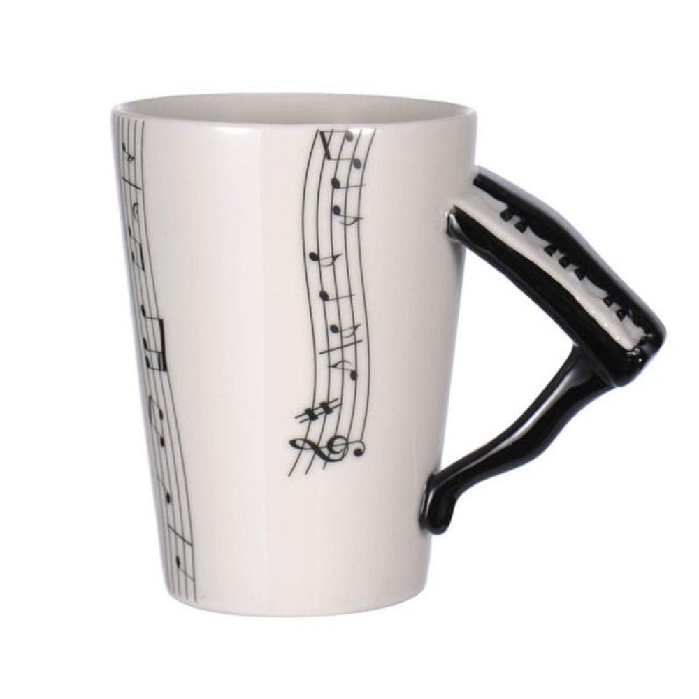 Musical Creativity Mug: Embrace the Harmony of Instruments and Notes