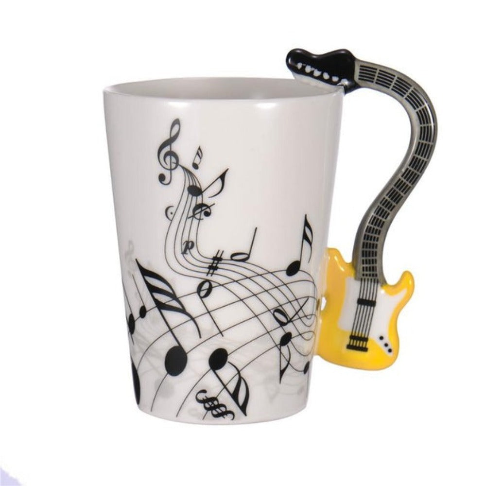 Musical Creativity Mug: Embrace the Harmony of Instruments and Notes