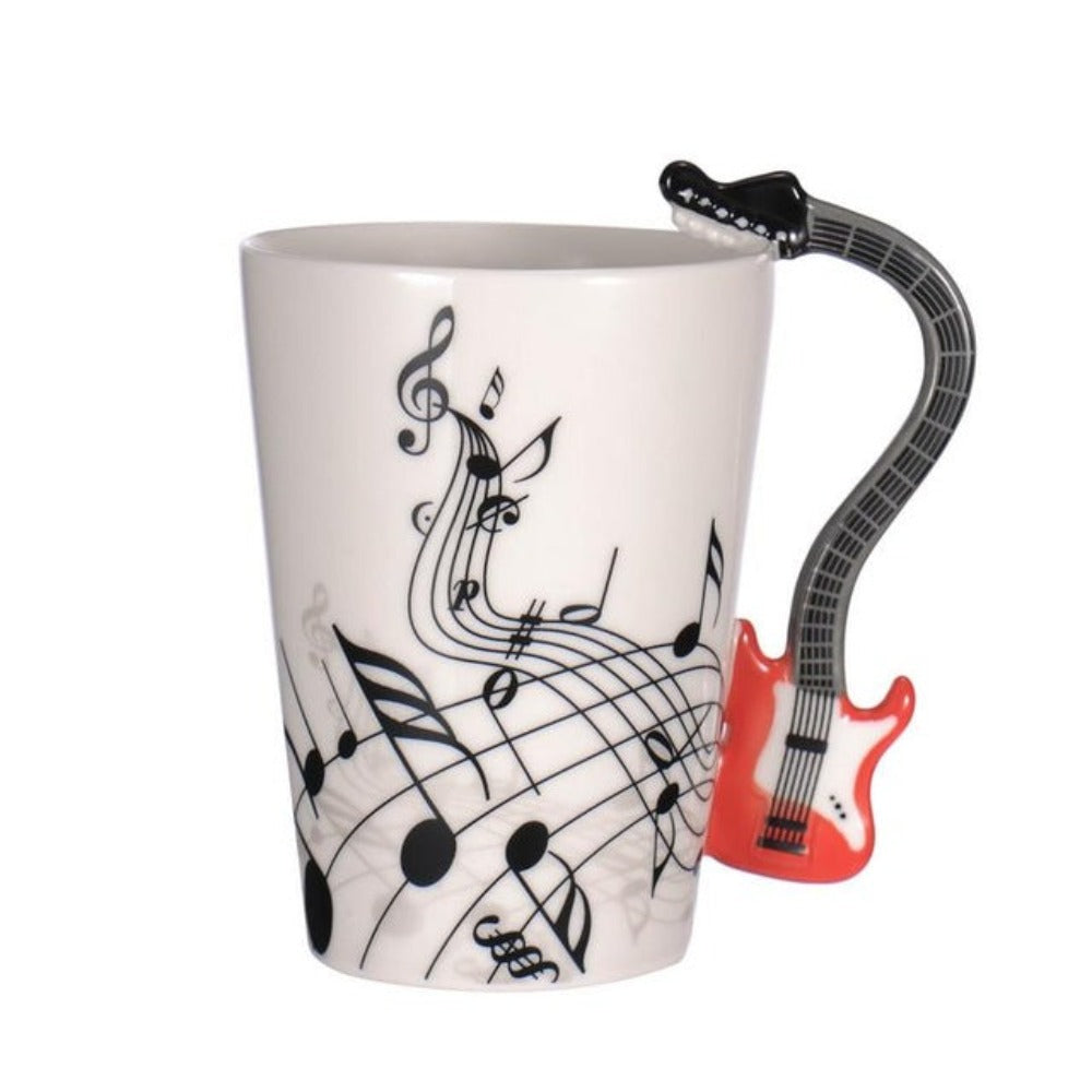 Musical Creativity Mug: Embrace the Harmony of Instruments and Notes