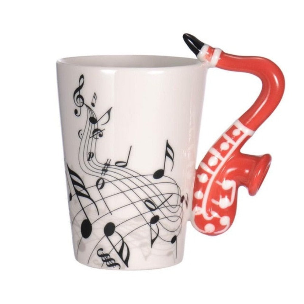 Musical Creativity Mug: Embrace the Harmony of Instruments and Notes