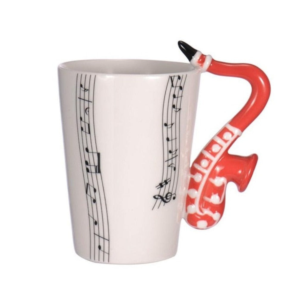 Musical Creativity Mug: Embrace the Harmony of Instruments and Notes