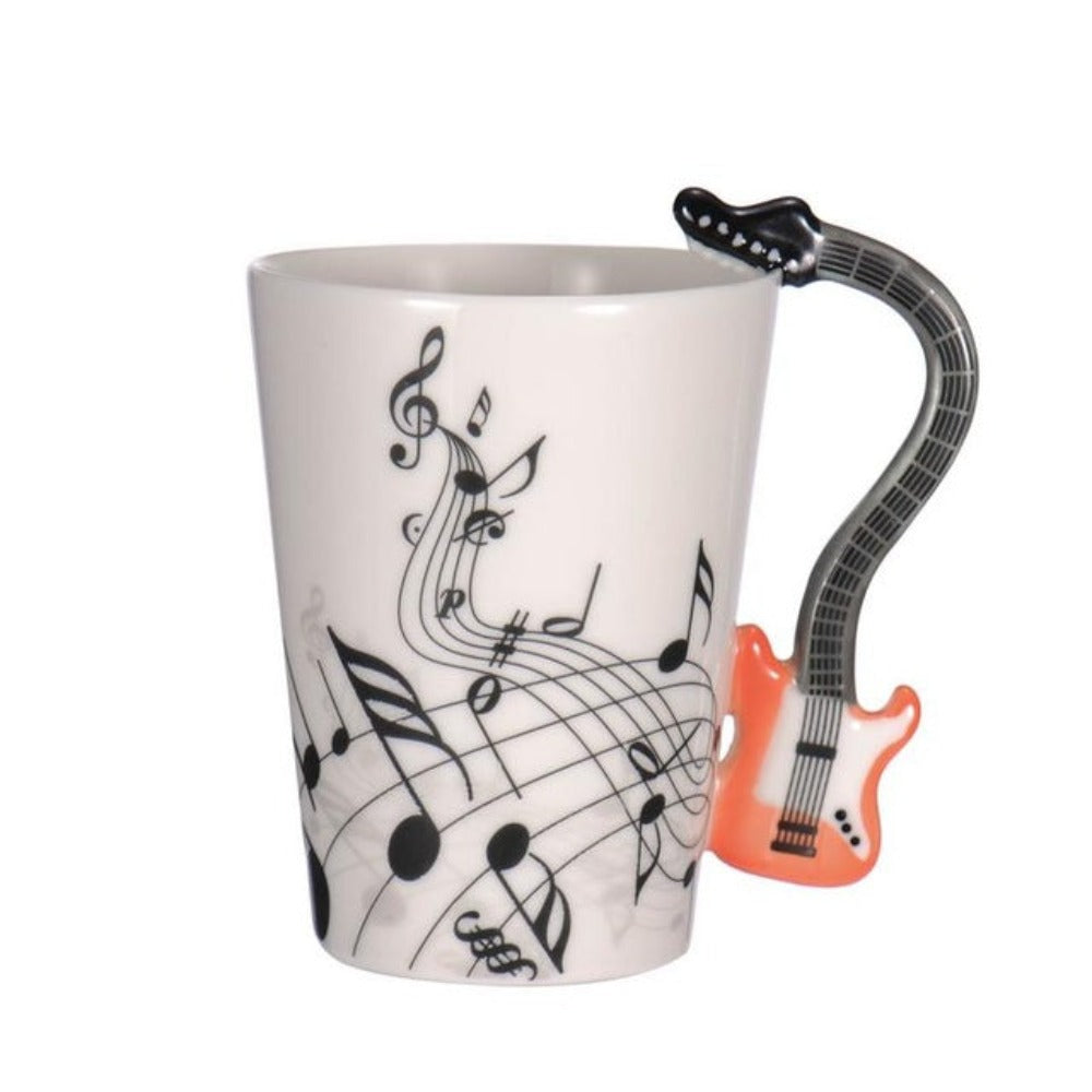 Musical Creativity Mug: Embrace the Harmony of Instruments and Notes
