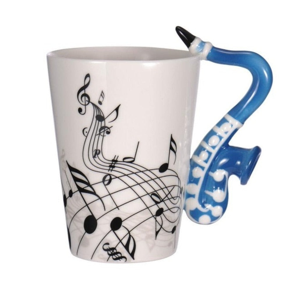 Musical Creativity Mug: Embrace the Harmony of Instruments and Notes