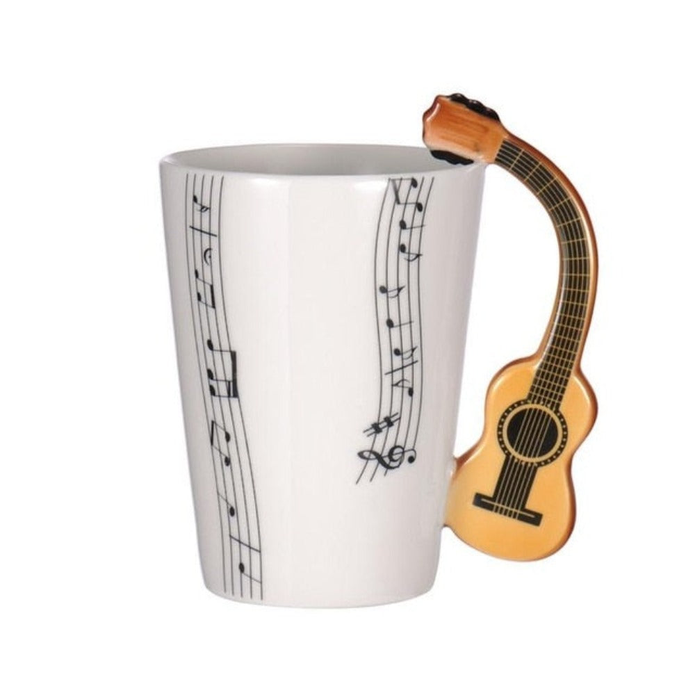 Musical Creativity Mug: Embrace the Harmony of Instruments and Notes