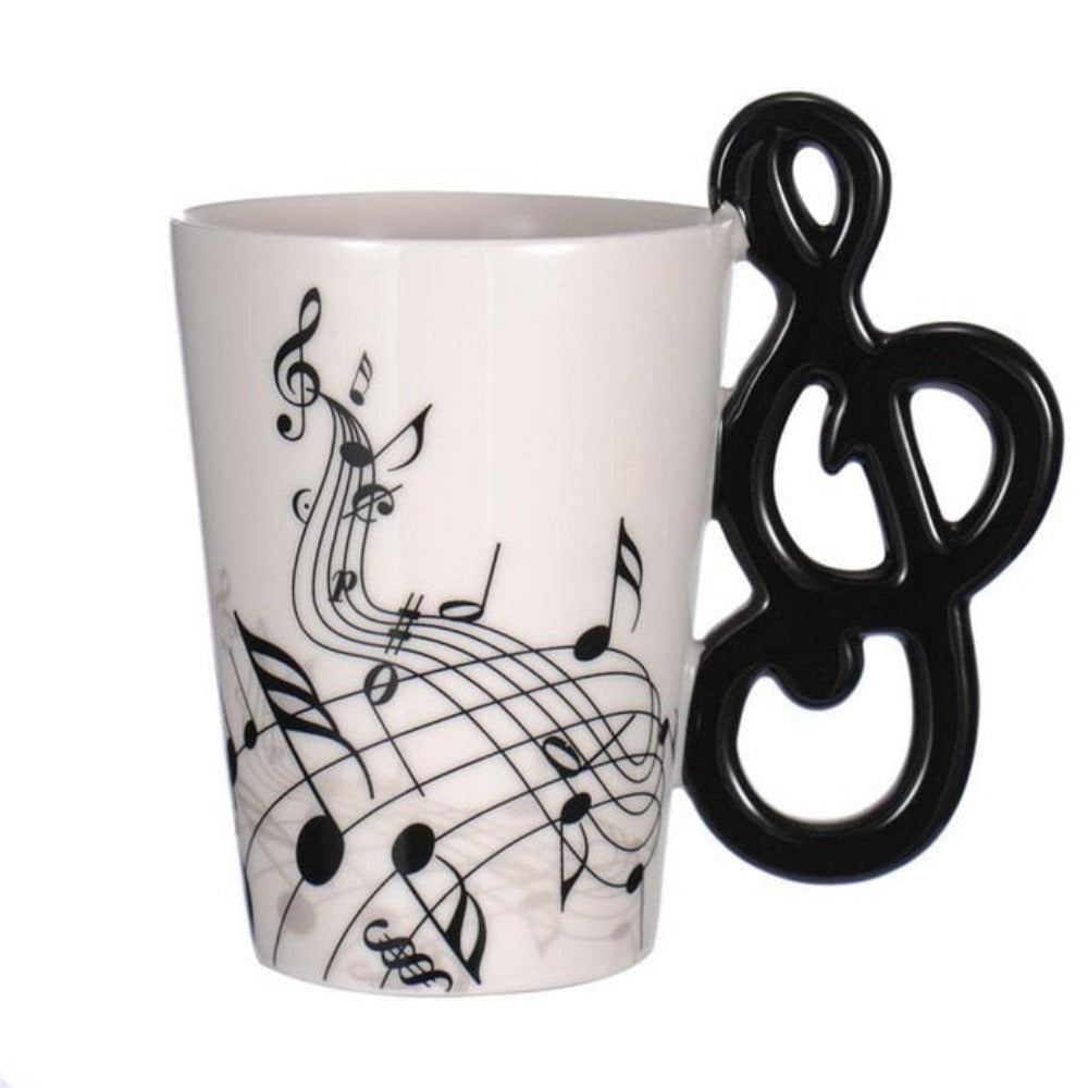 Musical Creativity Mug: Embrace the Harmony of Instruments and Notes