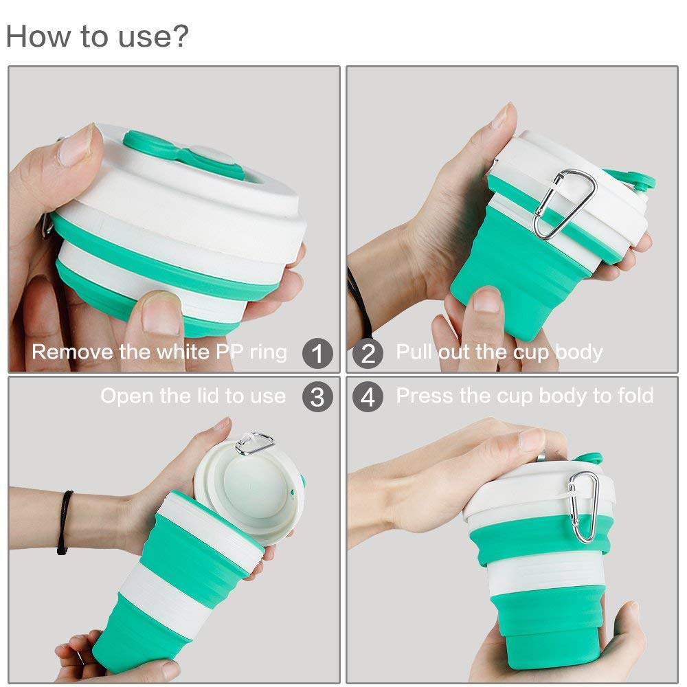 Innovative Collapsible Silicone Coffee Mug for Travel