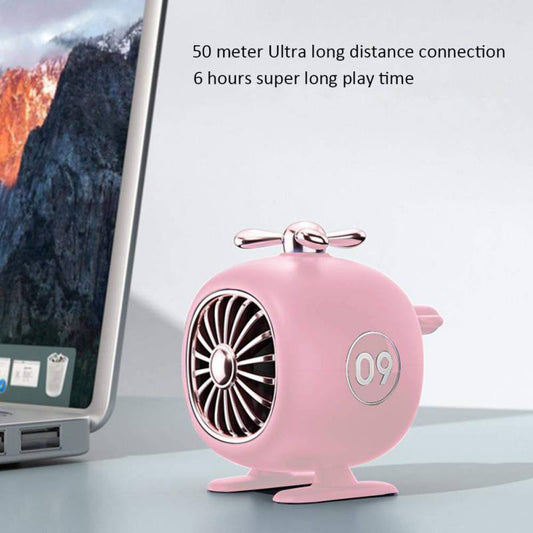 True Wireless Bluetooth 5.0 Mini Helicopter Speakers with Built-in Microphone