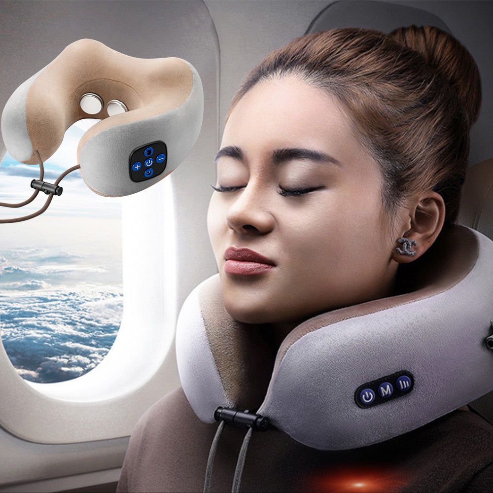 Portable Pillow for Neck Massage Therapy