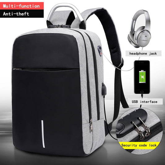Versatile Shockproof Backpack with USB and Audio Jack