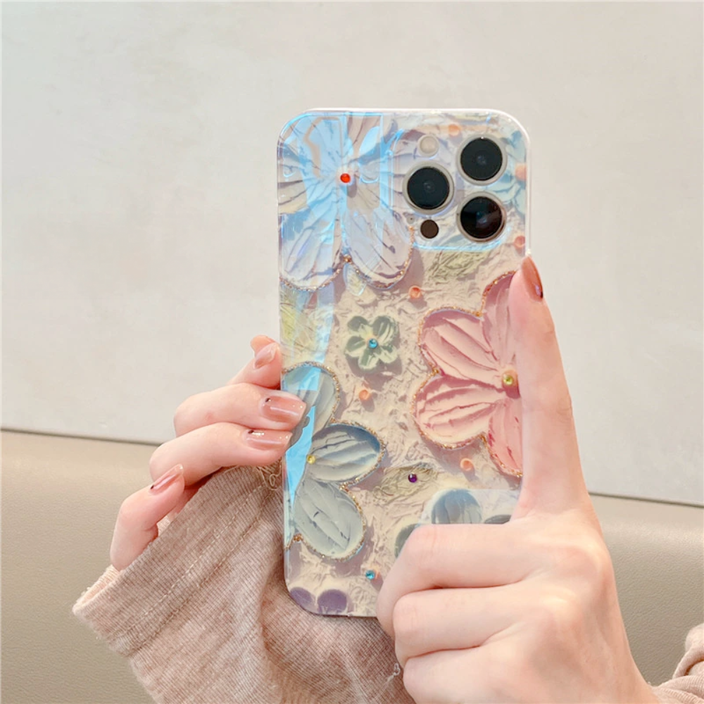 Blossom Design Case for iPhone with Nature Inspired Print