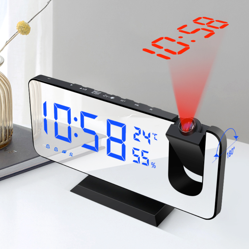 FM Radio Alarm Clock with Digital Display