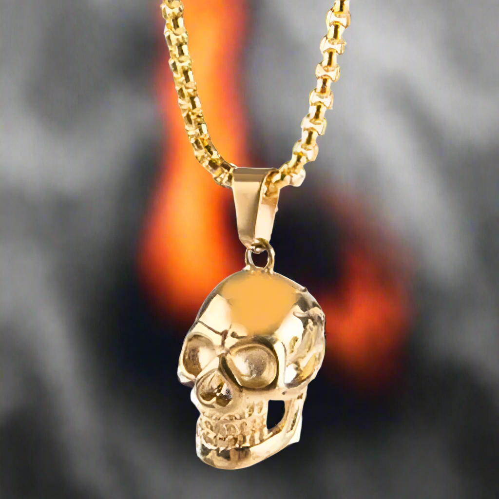 Gleaming Skeleton Pendant